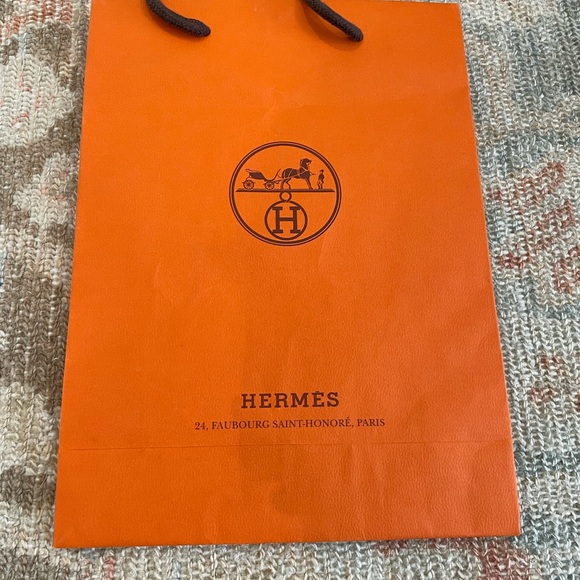 Hermes Shopping Gift Bag 8x11 - Picture 1 of 3